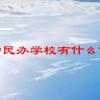 公办和民办学校有什么优缺点